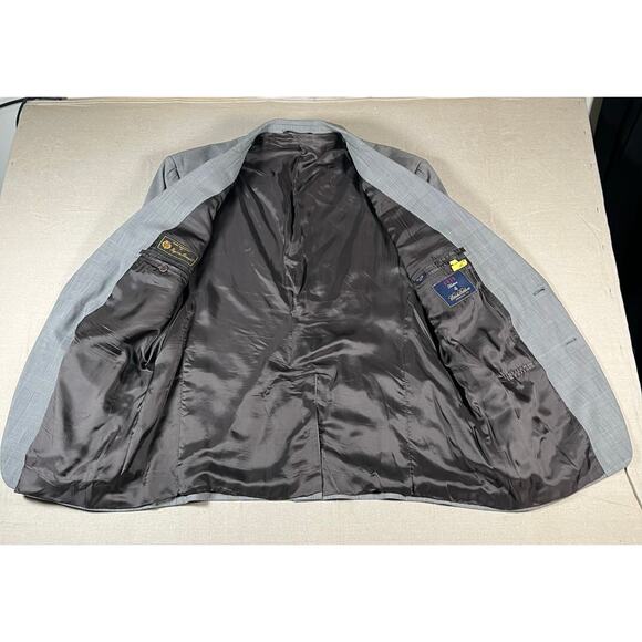 Brooks Brothers 1818 Madison Loro Piana 48R Gray Glen Check Blazer - Picture 4 of 13